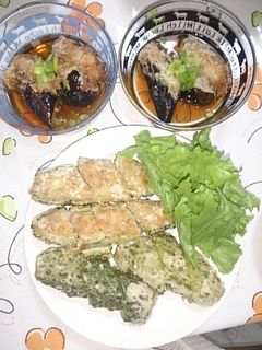 ゴーヤの肉詰め揚げ-レシピのメイン写真