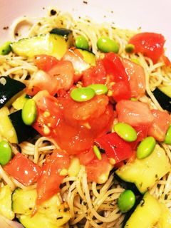 冷製 夏野菜パスタ-レシピのメイン写真