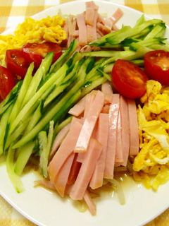 ★簡単!ヘルシーな*もやしで冷やし中華*-レシピのメイン写真
