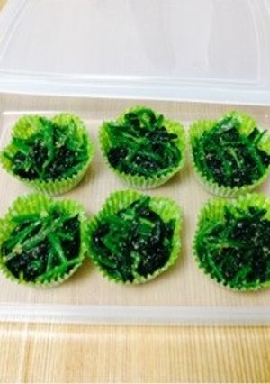 白だしでほうれん草の胡麻和え-レシピのメイン写真