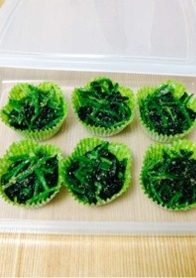 白だしでほうれん草の胡麻和え-レシピのメイン写真