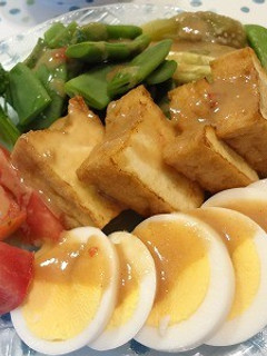 練りごまで作るガドガド風サラダ-レシピのメイン写真