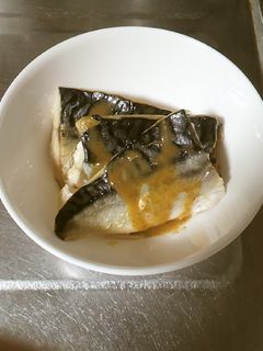 骨取りさばの酒蒸し和風ドレッシング和え-レシピのメイン写真