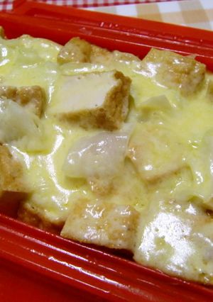 ★簡単！厚揚げとキャベツのチーズ蒸し煮♪-レシピのメイン写真