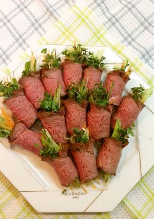 ローストビーフの野菜巻き☆おいしい♡-レシピのメイン写真