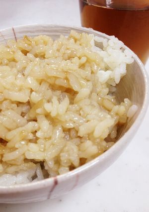 残りご飯と麦茶で簡単茶粥☆（茶色いお粥）-レシピのメイン写真