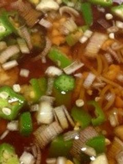 ミョウガとオクラと納豆のネバネバそうめん-レシピのメイン写真