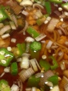 ミョウガとオクラと納豆のネバネバそうめん-レシピのメイン写真