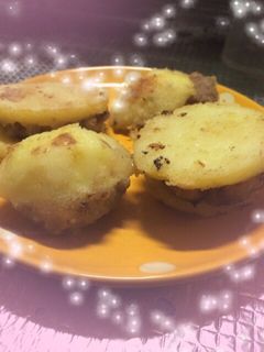 簡単★じゃがいもとひき肉のはさみ焼き-レシピのメイン写真