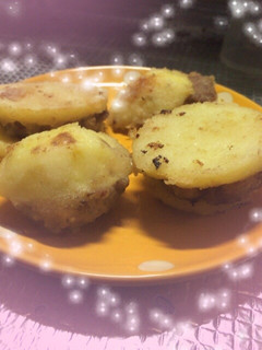 簡単★じゃがいもとひき肉のはさみ焼き-レシピのメイン写真