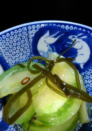 青いトマトのシャキシャキ漬け-レシピのメイン写真