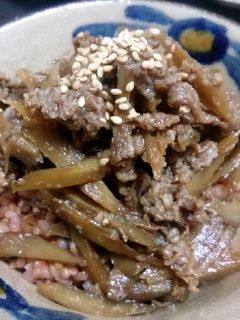 酒粕と山椒が隠し味!牛肉とゴボウの時雨煮-レシピのメイン写真