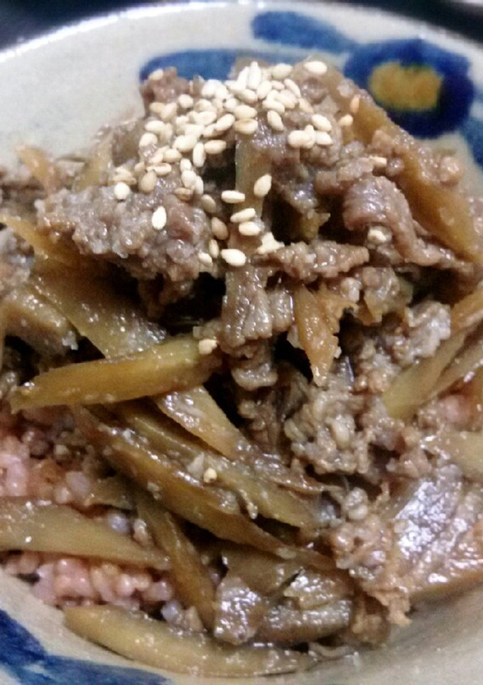 酒粕と山椒が隠し味！牛肉とゴボウの時雨煮-レシピのメイン写真