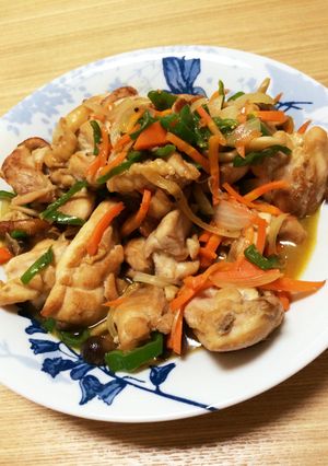 漬け込み鶏肉の野菜炒め-レシピのメイン写真