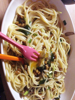 ネバネバ納豆パスタ-レシピのメイン写真