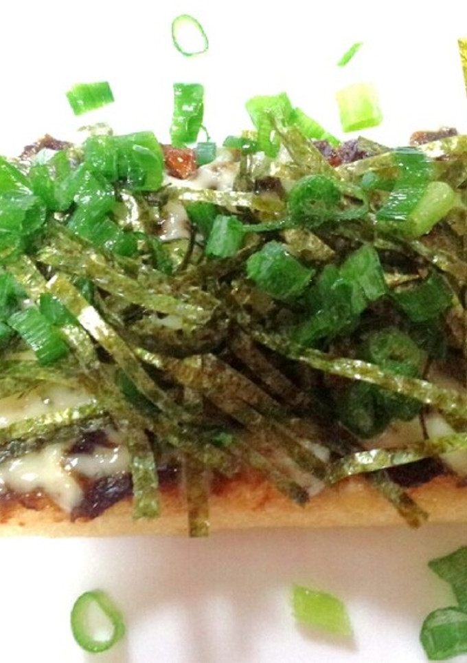 おつまみに♪簡単！油揚げの海苔佃煮焼き♡-レシピのメイン写真