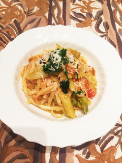 お鍋1つ簡単♡トマトパスタ-レシピのメイン写真