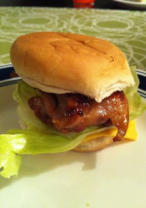 照り焼きチキンバーガー　アメリカ在住-レシピのメイン写真