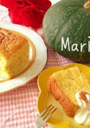 ふわ〜ん✨カステラ風✨かぼちゃケーキ-レシピのメイン写真