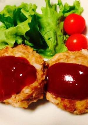 ハンバーグ〜れんこん入り〜-レシピのメイン写真