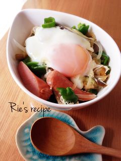 朝食♪ランチに♪卵バランス丼♡-レシピのメイン写真