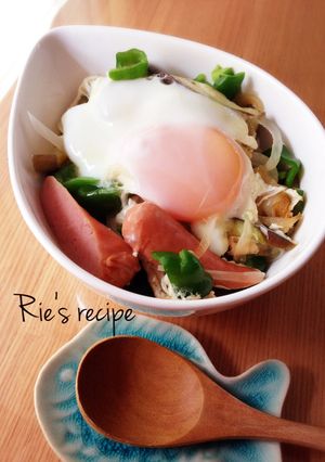 朝食♪ランチに♪卵バランス丼♡-レシピのメイン写真