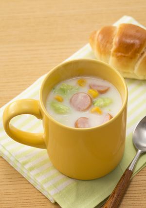 いつもの食材で♪マグカップシチュー-レシピのメイン写真