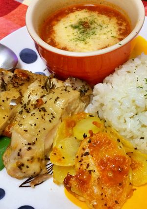 チキンとポテトの香草グリル焼き-レシピのメイン写真