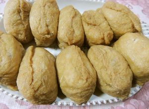 ちらし寿司の素で簡単！具入りのいなり寿司-レシピのメイン写真