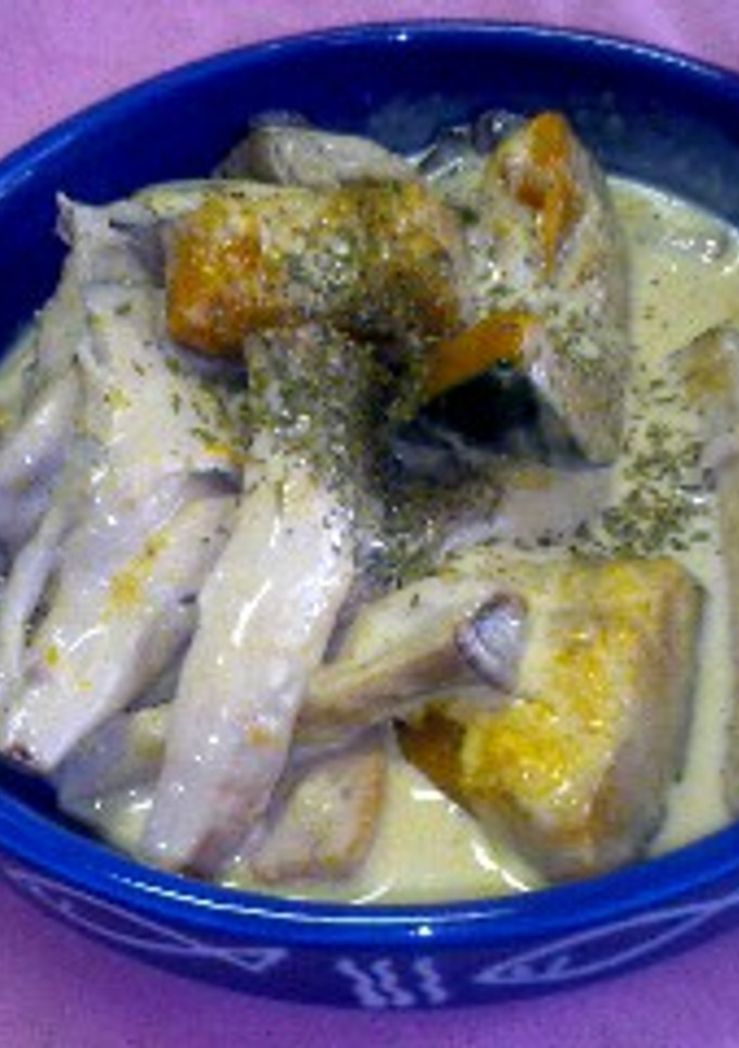 かぼちゃときのこのクリーム煮-レシピのメイン写真
