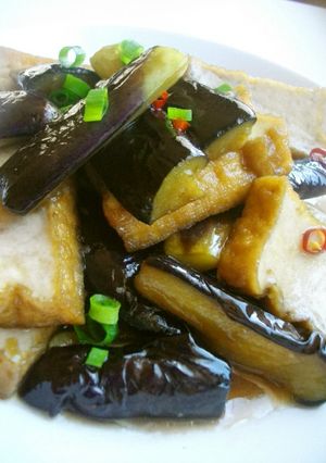 簡単♪麺つゆで茄子と厚揚の旨炒め♪-レシピのメイン写真