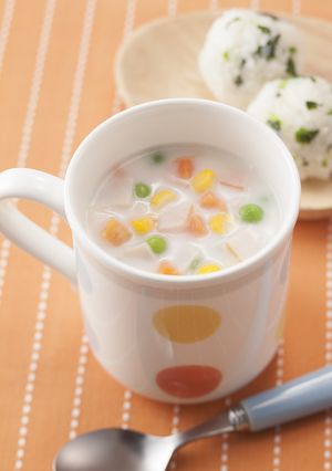 冷凍食材で簡単！マグカップシチュー-レシピのメイン写真