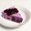 ブルーベリーのレアチーズケーキ