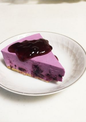 ブルーベリーのレアチーズケーキ-レシピのメイン写真