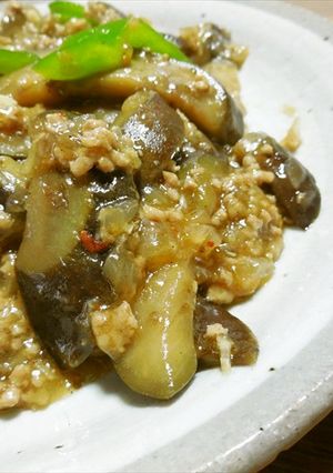 ピーマンIN♪揚げない麻婆茄子　どすぇ-レシピのメイン写真