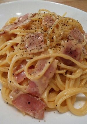 超簡単☆シンプルで美味しいカルボナーラ-レシピのメイン写真