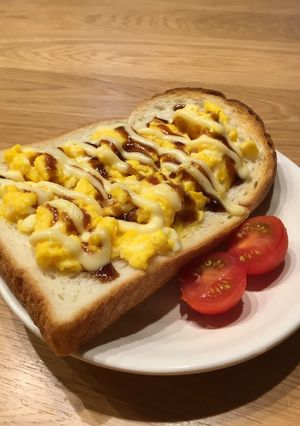 5分で簡単☆喫茶店のたまごトースト-レシピのメイン写真