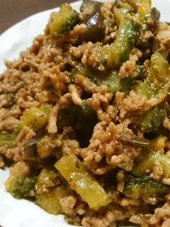 焼き肉のたれで夏野菜の肉味噌風♪-レシピのメイン写真