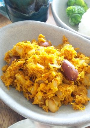 ジュースの絞りかすで♪ ドライカレー-レシピのメイン写真
