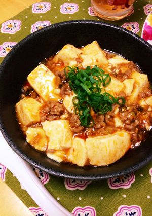 主人大絶賛！キューちゃん入り麻婆豆腐♪-レシピのメイン写真