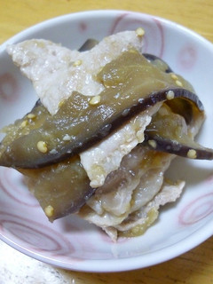 豚茄子no味噌ショウガ炒め-レシピのメイン写真