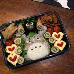 簡単☆キャラ弁 トトロ-レシピのメイン写真