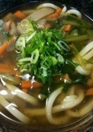 煮浸しで野菜たっぷり餡掛け饂飩-レシピのメイン写真