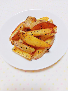 〖赤紫蘇風味のスティックじゃがバター〗-レシピのメイン写真
