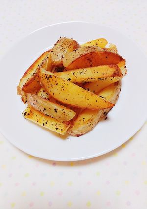 〖赤紫蘇風味のスティックじゃがバター〗-レシピのメイン写真