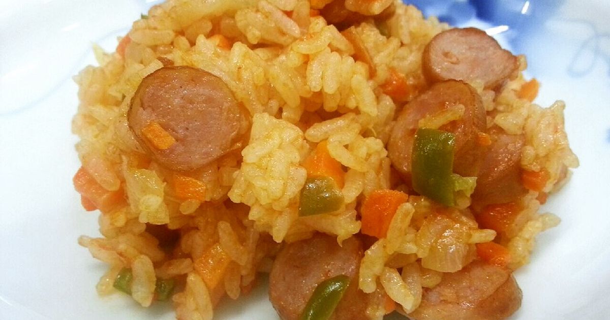 ケチャップライス1 オートクッカーでケチャップライス by sate618 【クックパッド