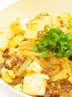 アジアン風味で麻婆豆腐丼☆-レシピのメイン写真