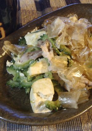 豆腐香ばしい我が家のゴーヤちゃんぷるー-レシピのメイン写真