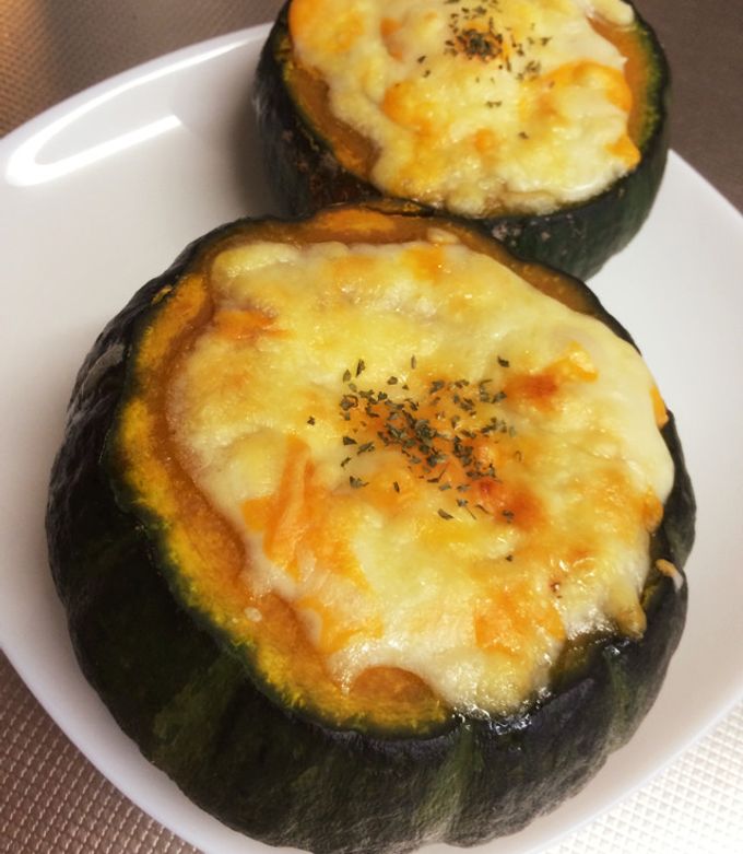 丸ごとかぼちゃのチーズ焼き-レシピのメイン写真