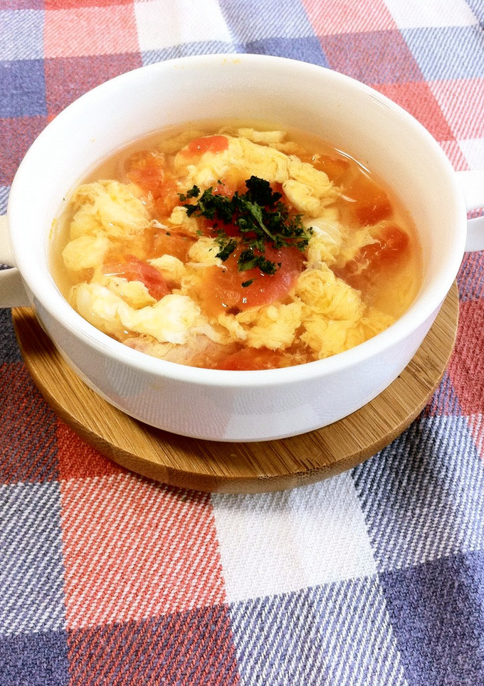トマトとたまごのスープ-レシピのメイン写真